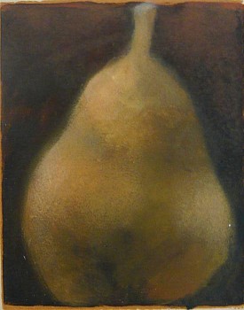 Carol Anthony -&nbsp;Night Poached Pear, 2000 monoprint 22 x 15  in. paper / 7 x 5 1/2  in. image ANTH411