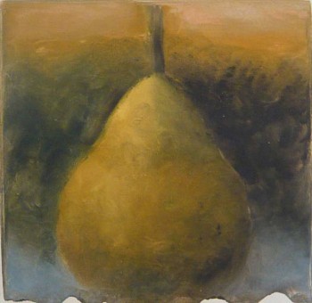 Carol Anthony -&nbsp;Golden Fruit, 2000 monoprint 22 x 15  in. paper /  
7 x 7  in. image ANTH441
