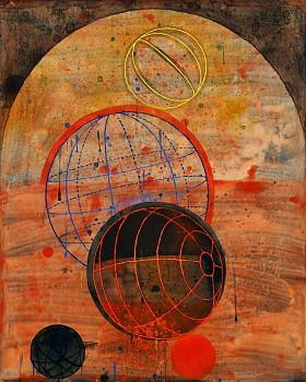 Larry Brown -&nbsp;D-655, 2005 oil and acrylic on paper 22 x 18 inches BRN177