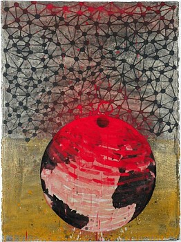 Larry Brown -&nbsp;D-676, 2007 acrylic on paper 30 x 22  inches BRN201