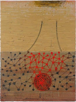 Larry Brown -&nbsp;D-669, 2007 acrylic on paper 30 x 22  inches BRN202