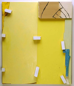 Work: Canyon, 2008 oil on canvas mounted on wood 80 x 60 x 6 inches BROD149