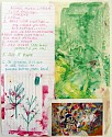 Susan Cianciolo, Cookbook (salad dressing)
2010, mixed media on paper