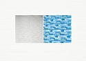 Sara Eichner, moveable plate series: A & G, grey/blue; 1/2
2010, copper plate etching