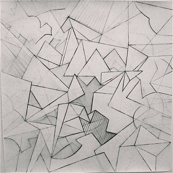 Work: Celia Gerard Abyss, 2008 charcoal, graphite, gouache on paper 46 x 46 inches framed / 42 x 42 inch paper GER010