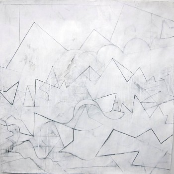 Work:&nbsp;Celia Gerard Writ in Water, 2011 mixed media on paper 42 1/2 x 42 1/2 inches framed GER049