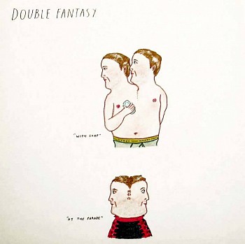 Eric Lebofsky -&nbsp;Double Fantasy, 2005 ink, colored pencil on paper 12.5 x 12.5 inches LEB066