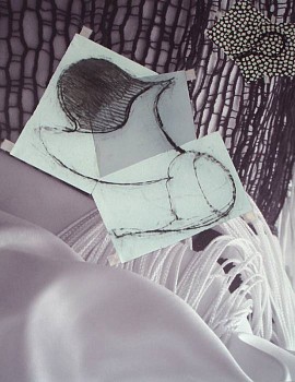 Work:&nbsp;Stephen Posen Untitled, 2007 charcoal, graphite, pastel on Ingres Fabriano afixed to inkjet prints on gator board 39.5 x 29.5 inches POS001