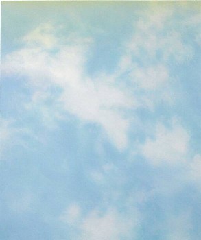 Robert Schmid -&nbsp;Sky, 2006 acrylic on paper 16 x 22 inch paper / 
13 x 15.5 inch image SCHM141