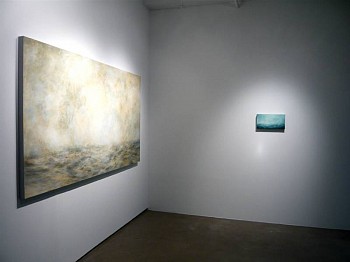 Work:&nbsp;Installation, 2008 oil on panel THIEL629 & THIEL614 THIEL631