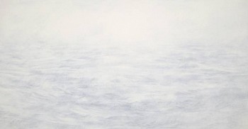 Work: White 1411, 2011 oil on panel 8 x 15 inches THIEL739