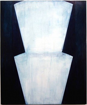 Tad Wiley -&nbsp;Bimini Road, 2007 enamel on wood 72 x 60 inches Wile002