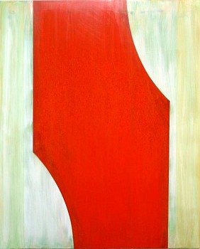 Tad Wiley -&nbsp;Imlay, 2007 enamel on wood 60 x 48 inches Wile006