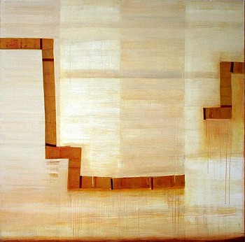 Work: Missing Link, 11-09-26, 2009 oil on canvas 69 x 69 inches MER633