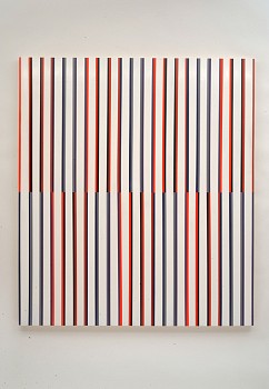 Work: Broken Bars, 2012 acrylic and oil on wood panel 48 x 42 inches ZIM278