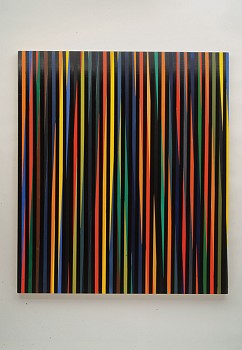 Work: Overtone, 2012 acrylic and oil on wood panel 48 x 42 inches ZIM282