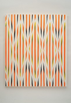 Work: Squeeze Box, 2012 acrylic and oil on wood panel 48 x 42 inches ZIM283