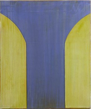 Tad Wiley -&nbsp;Untitled #5 (Spring by Degrees), 2004-2005 enamel and varnish on wood panel 19 x 16 inches Wile075