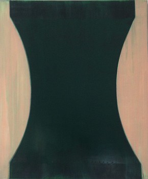 Tad Wiley -&nbsp;Untitled #9 (Spring by Degrees), 2004-2005 enamel and varnish on wood panel 19 x 16 inches Wile076