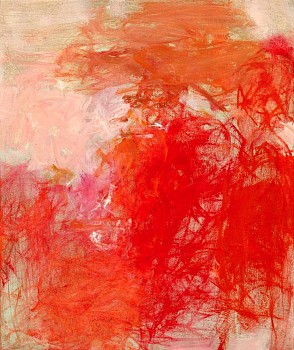 Anne Raymond -&nbsp;Red February III, 2013 oil on canvas 24 x 20 inches RAY007