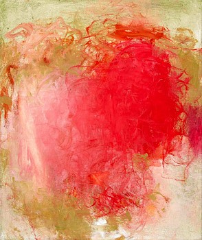 Anne Raymond -&nbsp;Red February IV, 2013 oil on canvas 24 x 20 inches RAY008