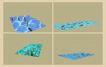 Esther Podemski -&nbsp;Pools #2, 2014 composite digital print on gampi rice paper 25 x 38 inches POD114