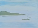 Kathryn Lynch (LA), Mountain, Boat and Sea
2015, oil on panel