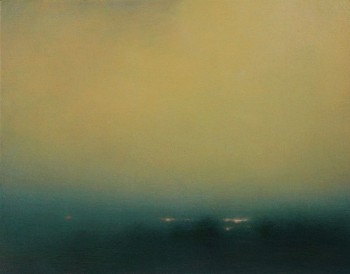 Michael Abrams (LA) -&nbsp;Chapel Pond, 2014 oil on panel 11 x 14 inches ABR366