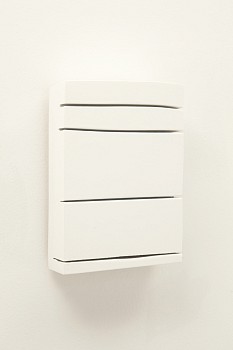 Work: Snow White #2, 2015 lacquer on panel 8 3/4 x 6 inches ZIM353