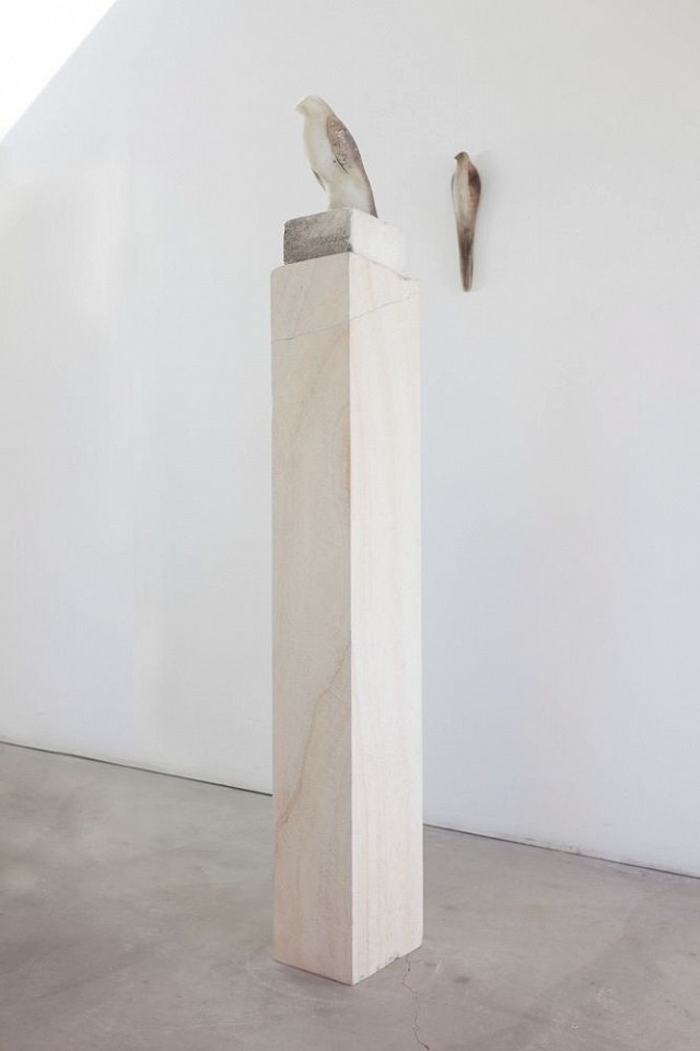 Jane Rosen
Soft White Bird, 2013
ROSEN260
hand blown pigmented glass & limestone, 69 x 8 x 10  inches