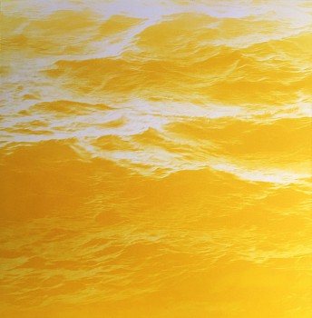 MaryBeth Thielhelm (LA) -&nbsp;Yellow Sea, 2015 solar etching 15 x 15 inches THIEL865