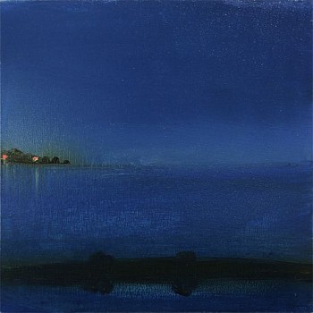 Work: Untitled, 2015 oil on panel 10 x 10 inches lyn623