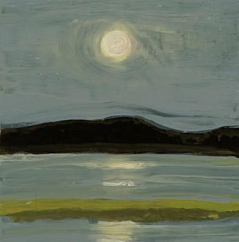 Work: Sun, 2015 oil on panel 10 x 10 inches lyn614