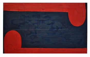 Don Maynard -&nbsp;Coffee Conversation, 2016 encaustic 20 x 26 inches paper / 10 x 16 inches image MAY368