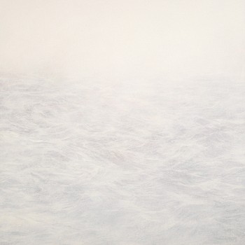 MaryBeth Thielhelm (LA) -&nbsp;White 1211, 2011 oil on panel 15 x 15 inches THIEL737
