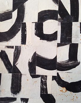 Cecil Touchon -&nbsp;FS3766ct16, 2016 collage and mixed media on paper 12 x 9 1/2 inch image / 22 1/2 x 19 inch paper TOUCH2276