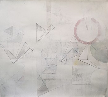 Work:&nbsp;Celia Gerard (LA) Planes, 2016 mixed media on paper 22.5 x 24.75 inches / 25.5 x 28 inches framed  GER078