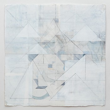 Work:&nbsp;Celia Gerard (LA) pyramid, 2013-2017 mixed media on paper 23 x 22 inches, Frame + $500 GER086