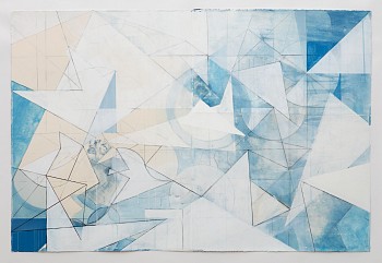 Work:&nbsp;Celia Gerard Ghost Bird, 2016 mixed media on paper 30 x 45 inches GER084