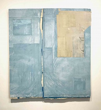 Work: Eugene Brodsky (LA) SB22, 2017 ink on silk mounted on panel 35.5 x 32.5 inches BROD349