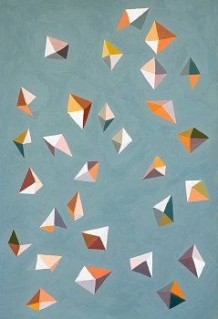 Work:&nbsp;Jen Wink Hays Array, 2017 gouache on 300lb lanaquarelle paper 60 x 41.5 inches JWH024