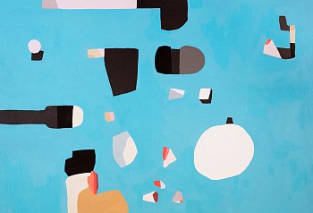 Work:&nbsp;Jen Wink Hays (LA) Denominator, 2017 oil on french linen 48 x 70 inches JWH028