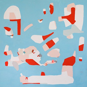 Work:&nbsp;Jen Wink Hays Sally Port, 2017 oil on french linen 48 x 48 inches JWH030