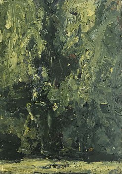 Peter Schroth -&nbsp;NYCP 6, 2018 oil on paper 10 x 7 inches SCHR741