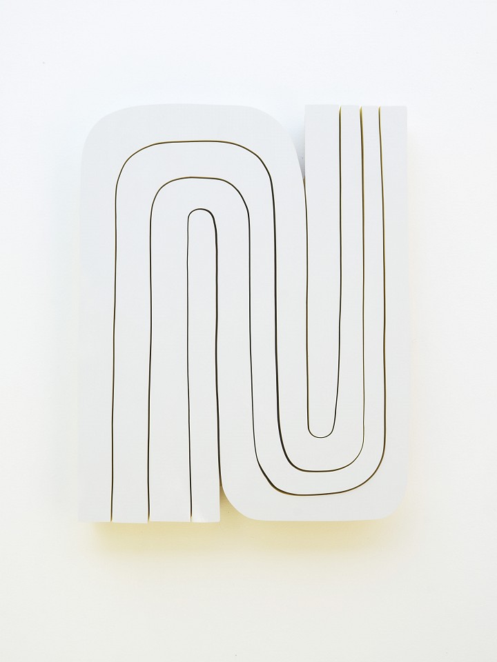 Andrew Zimmerman (LA)
Bianco Eldorado 2, 2018
ZIM534
Automotive paint on wood, 24 x 19 1/2 x 2 inches