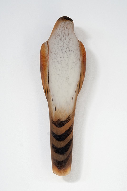 Jane Rosen
Sienna Watercolor Bird, 2018
ROSEN298
hand blown pigmented glass, 16 x 5 x 3.5 inches