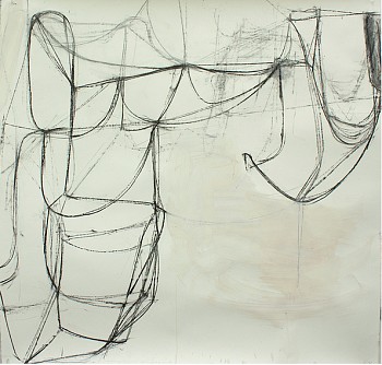 Deborah Dancy -&nbsp;Object Lesson 3, 2015 acrylic, charcoal on paper 48 x 50 inches MUIR191