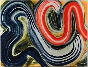 Work: orange pop, 2018 oil on canvas 56 x 74 inches ONEI044