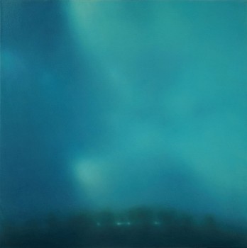Work:&nbsp;Michael Abrams (LA) Beacon, 2019 oil on canvas 60 x 60 inches ABR399