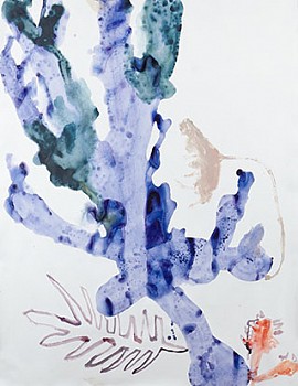Patricia Iglesias -&nbsp;Flor 22, 2015 mixed media on paper 39 x 50 inches IGLE128